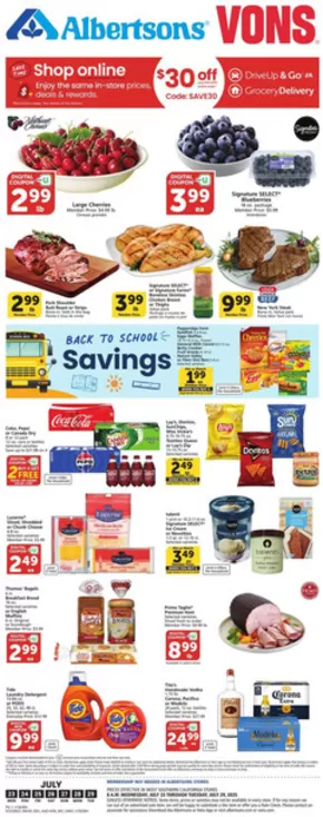 Albertsons catalogue in Carpinteria CA | Our best bargains | 2025-07-23T00:00:00.000Z - 2025-07-29T00:00:00.000Z