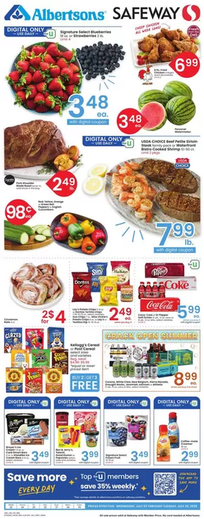 Safeway catalogue in Deer Lodge MT | Our best bargains | 2025-07-23T00:00:00.000Z - 2025-07-29T00:00:00.000Z