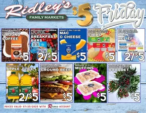 Ridley's Family Markets catalogue in Morgan UT | Ridley's Family Markets weekly ad | 2025-07-22T00:00:00.000Z - 2025-07-28T00:00:00.000Z
