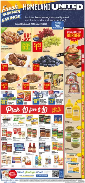 Homeland Market catalogue in Nowata OK | Our best offers for you | 2025-07-23T00:00:00.000Z - 2025-07-29T00:00:00.000Z