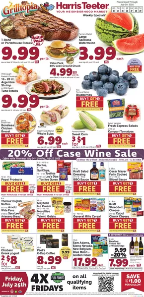 Harris Teeter catalogue in Warsaw KY | Current deals and offers | 2025-07-23T00:00:00.000Z - 2025-07-29T00:00:00.000Z