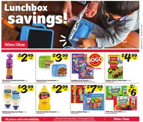 Winn Dixie catalogue in Pace FL | In-Store Flyer | 2025-07-23T00:00:00.000Z - 2025-08-06T00:00:00.000Z