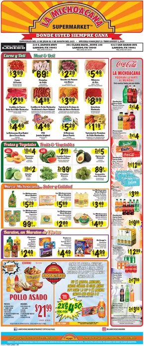 La Michoacana catalogue in Austin TX | Exclusive bargains | 2025-07-23T00:00:00.000Z - 2025-08-05T00:00:00.000Z