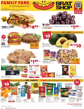 Family Fare catalogue in Sparta MI | Exclusive deals and bargains | 2025-07-20T00:00:00.000Z - 2025-07-26T00:00:00.000Z