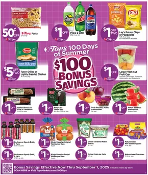Tops catalogue in Corinth NY | Tops 100 Days of Summer | 2025-07-20T00:00:00.000Z - 2025-09-01T00:00:00.000Z