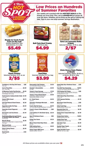 Tops catalogue in Camden NY | Exclusive deals and bargains | 2025-07-20T00:00:00.000Z - 2025-09-01T00:00:00.000Z