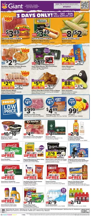 Giant Food catalogue in Horsham PA | Offers for bargain hunters | 2025-07-25T00:00:00.000Z - 2025-07-31T00:00:00.000Z