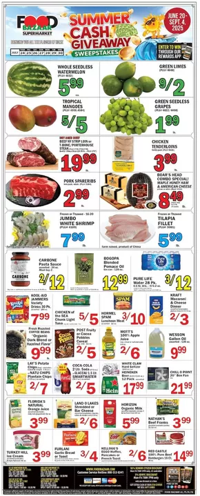 Food Bazaar catalogue in Jackson Heights NY | Our best deals for you | 2025-07-24T00:00:00.000Z - 2025-07-30T00:00:00.000Z