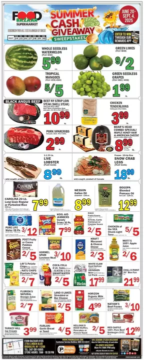 Food Bazaar catalogue in Jackson Heights NY | Current deals and offers | 2025-07-24T00:00:00.000Z - 2025-07-30T00:00:00.000Z