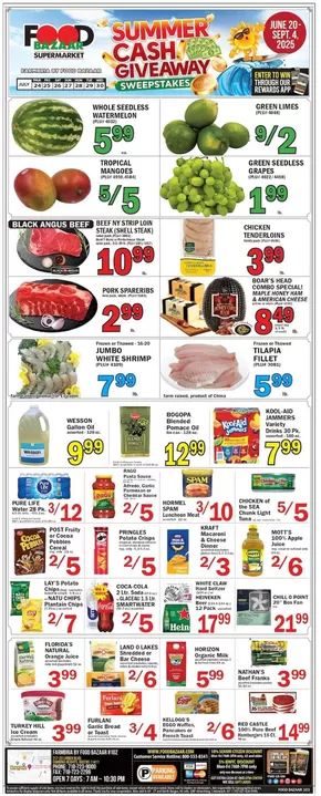Food Bazaar catalogue in Jackson Heights NY | New offers to discover | 2025-07-24T00:00:00.000Z - 2025-07-30T00:00:00.000Z