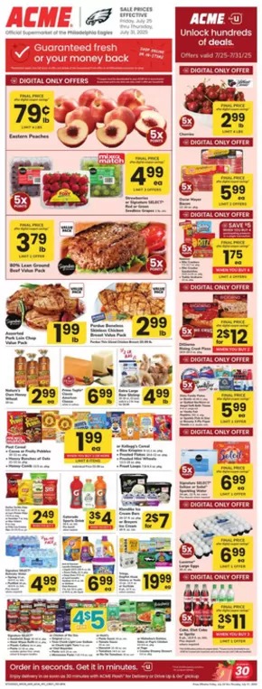 ACME catalogue in Narberth PA | Weekly Ad | 2025-07-25T00:00:00.000Z - 2025-07-31T00:00:00.000Z
