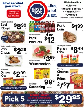 Save a Lot catalogue in Versailles KY | Special offers for you | 2025-07-23T00:00:00.000Z - 2025-07-29T00:00:00.000Z