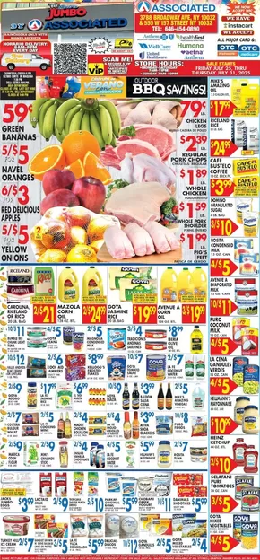 Associated catalogue in Great Neck NY | Current deals and offers | 2025-07-25T00:00:00.000Z - 2025-07-31T00:00:00.000Z