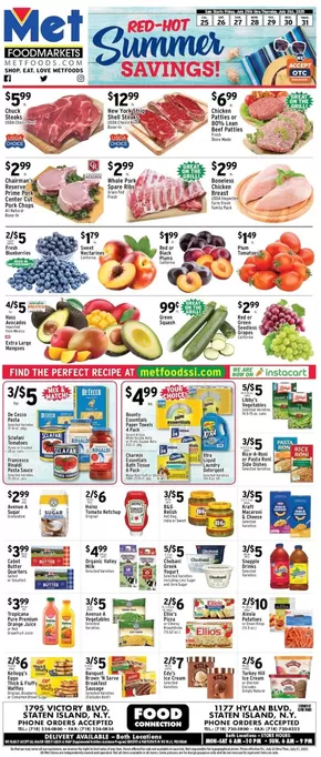 Met Foodmarkets catalogue in Bayonne NJ | Save now with our deals | 2025-07-25T00:00:00.000Z - 2025-07-31T00:00:00.000Z