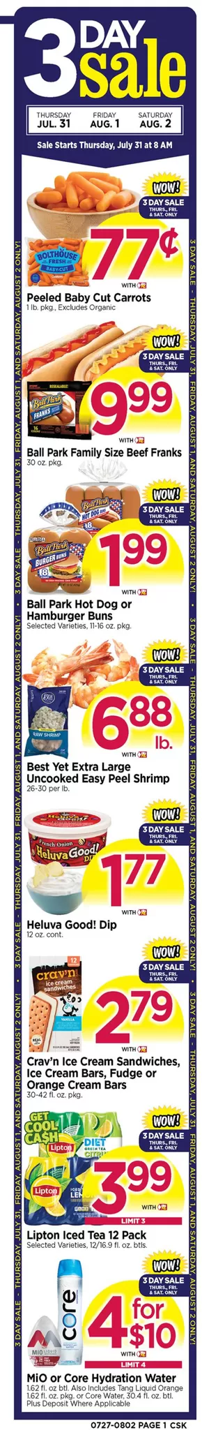 Tops catalogue in Owego NY | Current bargains and offers | 2025-07-31T00:00:00.000Z - 2025-08-02T00:00:00.000Z