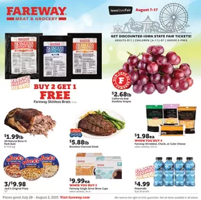 Fareway catalogue in Winterset IA | Exclusive deals for our customers | 2025-07-28T00:00:00.000Z - 2025-08-02T00:00:00.000Z