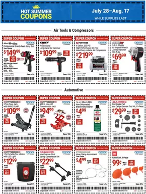 Harbor Freight Tools catalogue in Acworth GA | Harbor Freight Tools weekly ad | 2025-07-28T00:00:00.000Z - 2025-08-17T00:00:00.000Z