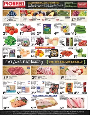 Pioneer Supermarkets catalogue in New York | Exclusive bargains | 2025-07-28T00:00:00.000Z - 2025-08-03T00:00:00.000Z