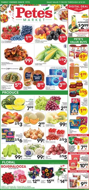 Pete's Fresh Market catalogue in Willowbrook IL | Exclusive bargains | 2025-07-30T00:00:00.000Z - 2025-08-05T00:00:00.000Z
