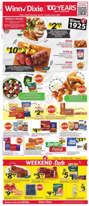 Winn Dixie catalogue in Baker WV | Offers for bargain hunters | 2025-07-30T00:00:00.000Z - 2025-08-05T00:00:00.000Z
