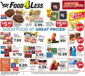 Food 4 Less catalogue in Skokie IL | Our best bargains | 2025-07-30T00:00:00.000Z - 2025-08-05T00:00:00.000Z