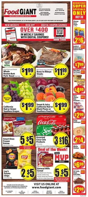 Food Giant catalogue in Baker WV | Weekly Ad | 2025-07-30T00:00:00.000Z - 2025-08-05T00:00:00.000Z