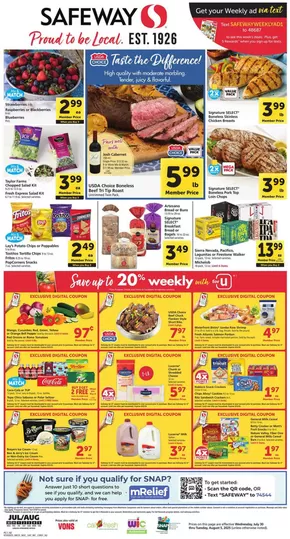 Vons catalogue in Clovis CA | Weekly Ad - Norcal | 2025-07-30T00:00:00.000Z - 2025-08-05T00:00:00.000Z