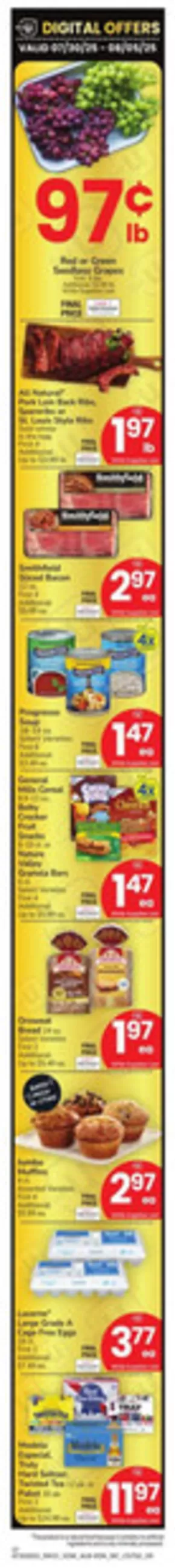 Vons catalogue in Barstow CA | Weekly Ad - Southwest | 2025-07-30T00:00:00.000Z - 2025-08-05T00:00:00.000Z