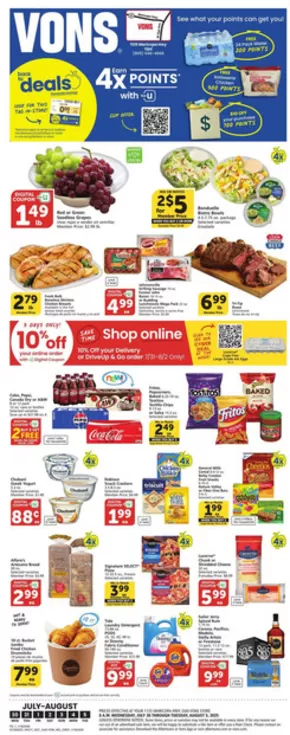 Vons catalogue in Ventura CA | Weekly Ad - SoCal | 2025-07-30T00:00:00.000Z - 2025-08-05T00:00:00.000Z