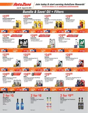 AutoZone catalogue in Orlando FL | Top offers for smart savers | 2025-07-29T00:00:00.000Z - 2025-08-25T00:00:00.000Z
