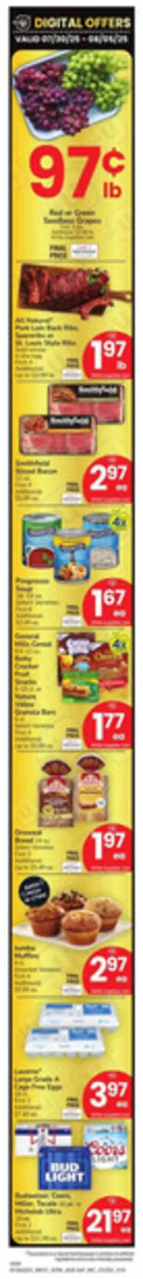 Albertsons catalogue in Baton Rouge LA | Great offer for bargain hunters | 2025-07-30T00:00:00.000Z - 2025-08-05T00:00:00.000Z