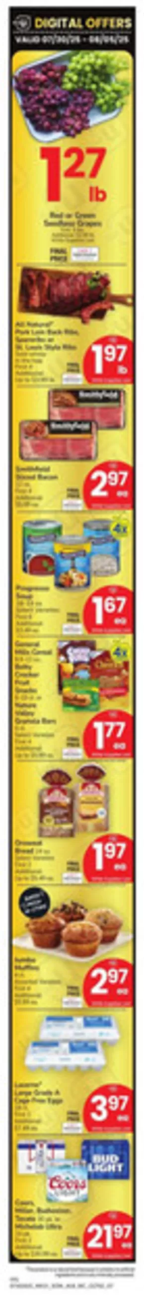 Albertsons catalogue in Baton Rouge LA | Our best bargains | 2025-07-30T00:00:00.000Z - 2025-08-05T00:00:00.000Z