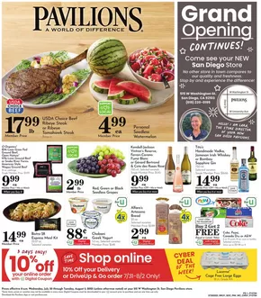 Pavilions catalogue in San Diego CA | Weekly Ad | 2025-07-30T00:00:00.000Z - 2025-08-05T00:00:00.000Z