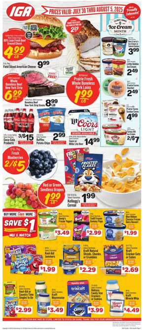 IGA catalogue in Imperial Beach CA | Our best bargains | 2025-07-30T00:00:00.000Z - 2025-08-05T00:00:00.000Z