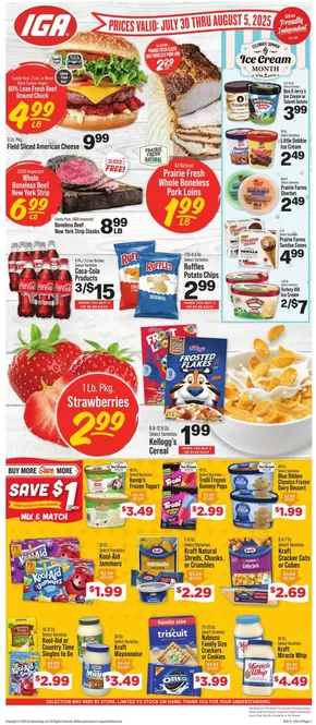 IGA catalogue in Imperial Beach CA | Top offers for all bargain hunters | 2025-07-30T00:00:00.000Z - 2025-08-05T00:00:00.000Z