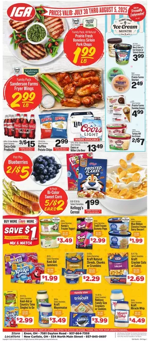 IGA catalogue in Imperial Beach CA | Offers for bargain hunters | 2025-07-30T00:00:00.000Z - 2025-08-05T00:00:00.000Z