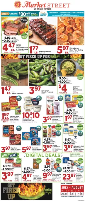 Market Street catalogue | Discover attractive offers | 2025-07-29T00:00:00.000Z - 2025-08-05T00:00:00.000Z