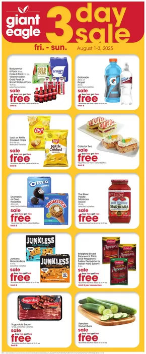 Giant Eagle catalogue in Gibsonia PA | Attractive special offers for everyone | 2025-07-31T00:00:00.000Z - 2025-08-06T00:00:00.000Z