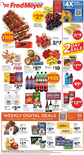 Fred Meyer catalogue in Cedar Park TX | Our best deals for you | 2025-07-30T00:00:00.000Z - 2025-08-05T00:00:00.000Z