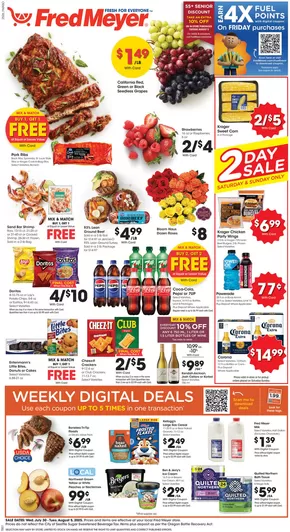 Fred Meyer catalogue in Aurora CO | Exclusive deals and bargains | 2025-07-30T00:00:00.000Z - 2025-08-05T00:00:00.000Z