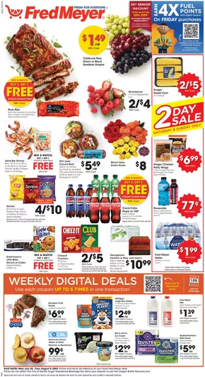 Fred Meyer catalogue in Cedar Park TX | Great discounts on selected products | 2025-07-30T00:00:00.000Z - 2025-08-05T00:00:00.000Z