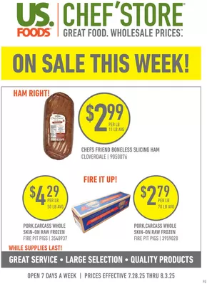 Chef'Store catalogue in Atlanta GA | Discover attractive offers | 2025-07-28T00:00:00.000Z - 2025-08-03T00:00:00.000Z