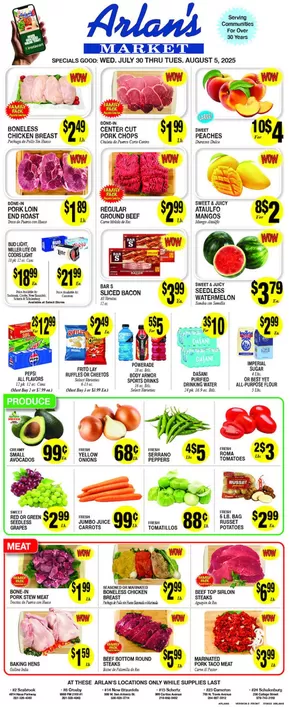 Arlan's Market catalogue in Santa Fe TX | Arlan's Market weekly ad | 2025-07-30T00:00:00.000Z - 2025-08-05T00:00:00.000Z