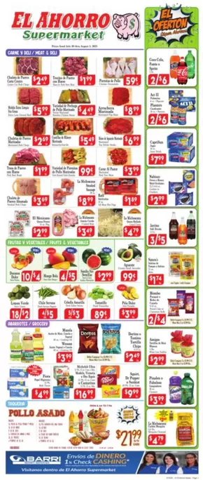 El Ahorro catalogue in Converse TX | Top offers for smart savers | 2025-07-30T00:00:00.000Z - 2025-08-05T00:00:00.000Z