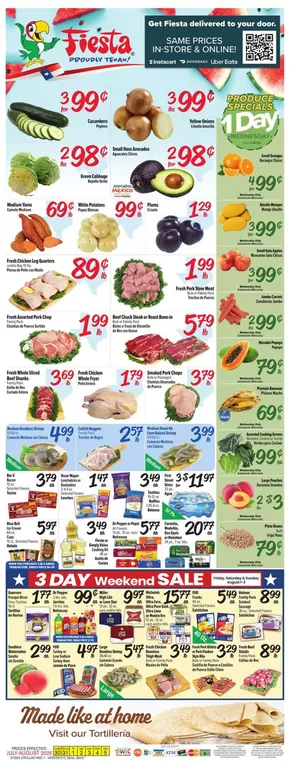 Fiesta Mart catalogue in Carrollton TX | Top offers for smart savers | 2025-07-30T00:00:00.000Z - 2025-08-05T00:00:00.000Z