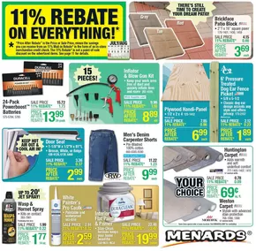 Menards catalogue in Laurel MT | Menards Weekly Ad July 31 – August 10, 2025 | 2025-07-27T00:00:00.000Z - 2025-08-10T00:00:00.000Z
