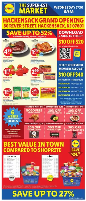 Current special promotions