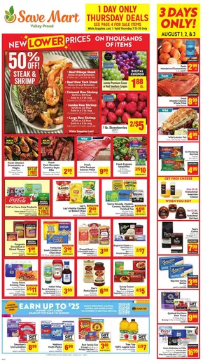 Save Mart catalogue in Antioch CA | Weekly | 2025-07-30T00:00:00.000Z - 2025-08-05T00:00:00.000Z