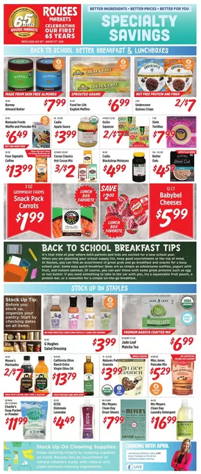 Rouses catalogue in Long Beach MS | Monthly | 2025-07-30T00:00:00.000Z - 2025-08-27T00:00:00.000Z