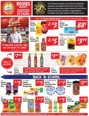 Rouses catalogue in Long Beach MS | Exclusive deals and bargains | 2025-07-30T00:00:00.000Z - 2025-08-27T00:00:00.000Z